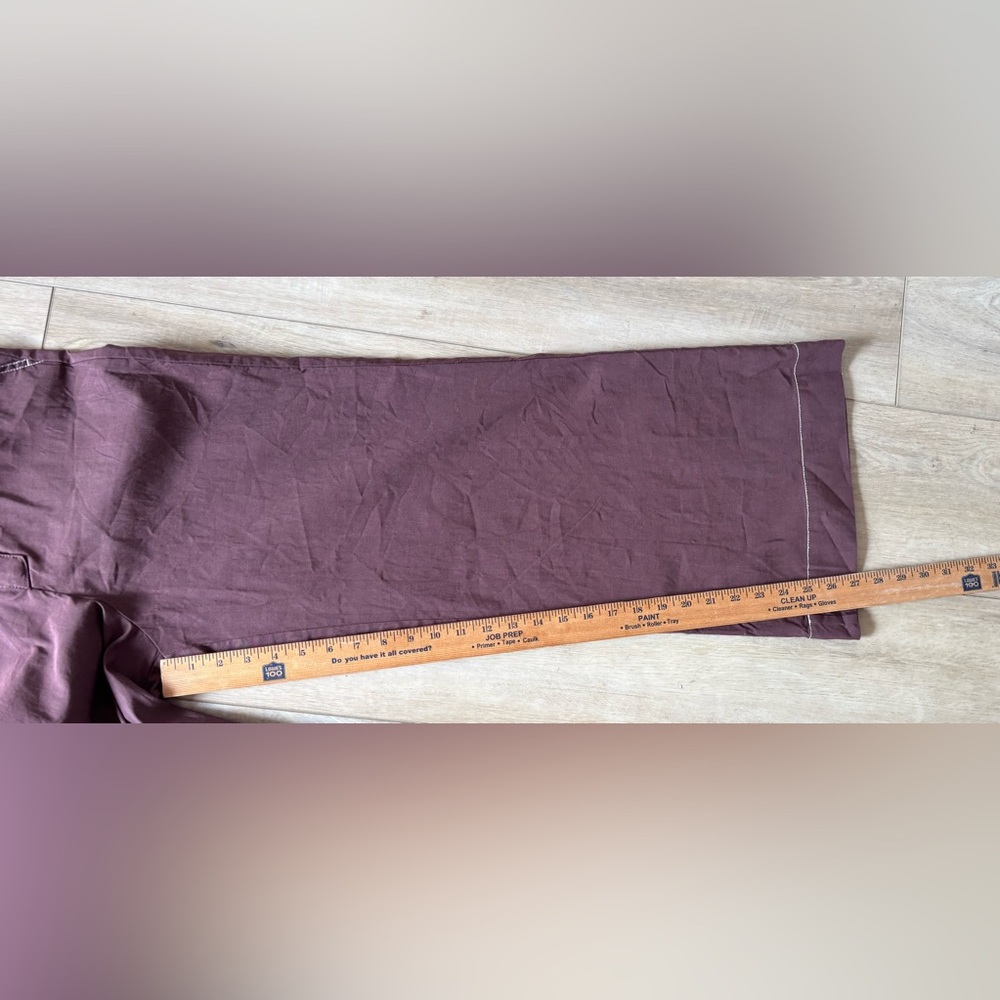 Maeve Brown Wide-Leg Jumpsuit with Contrast Stitching - Picture 10 of 13